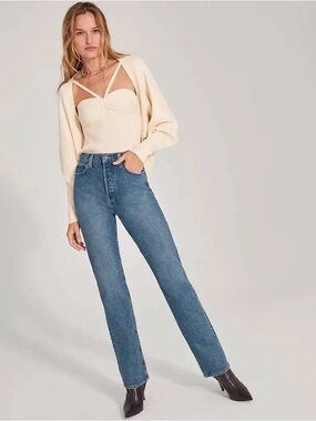 Favorite Daughter Vivi High Rise Long Straight – 31 – Iris – Excellent